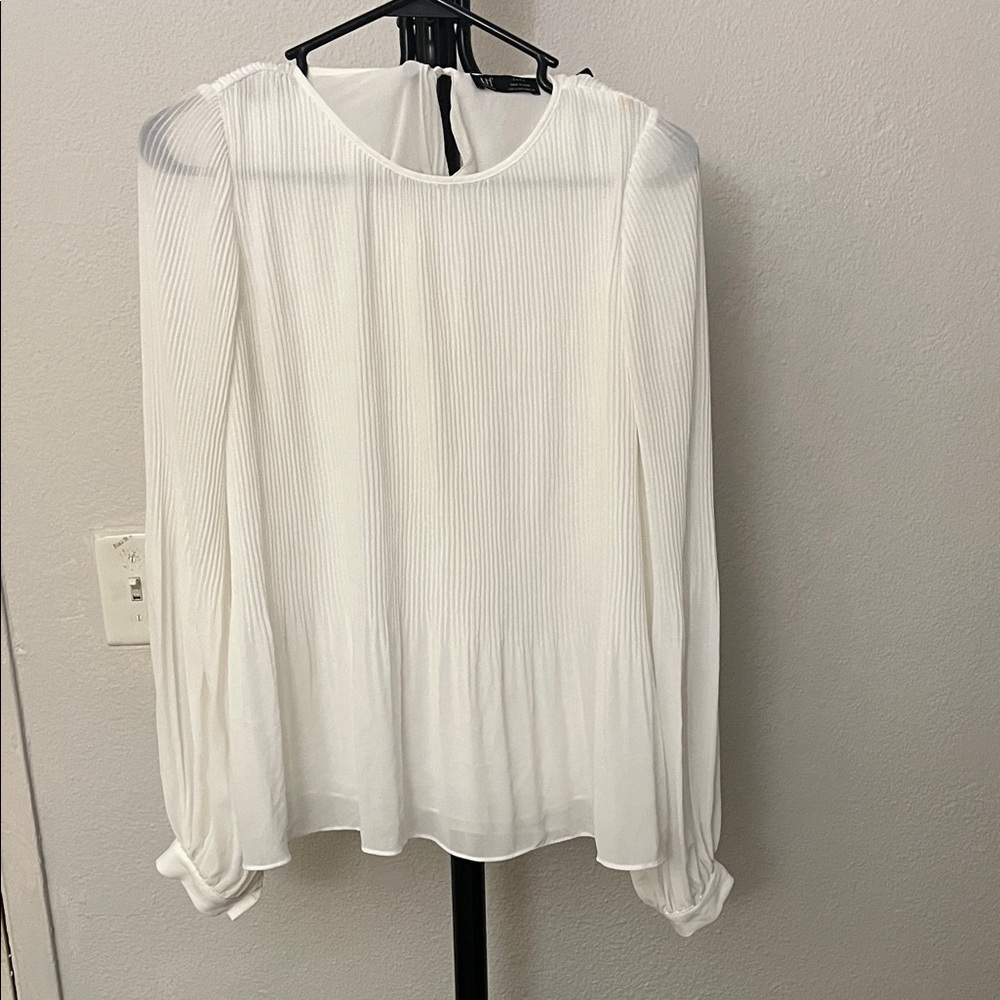 Zara Elegant White Blouse